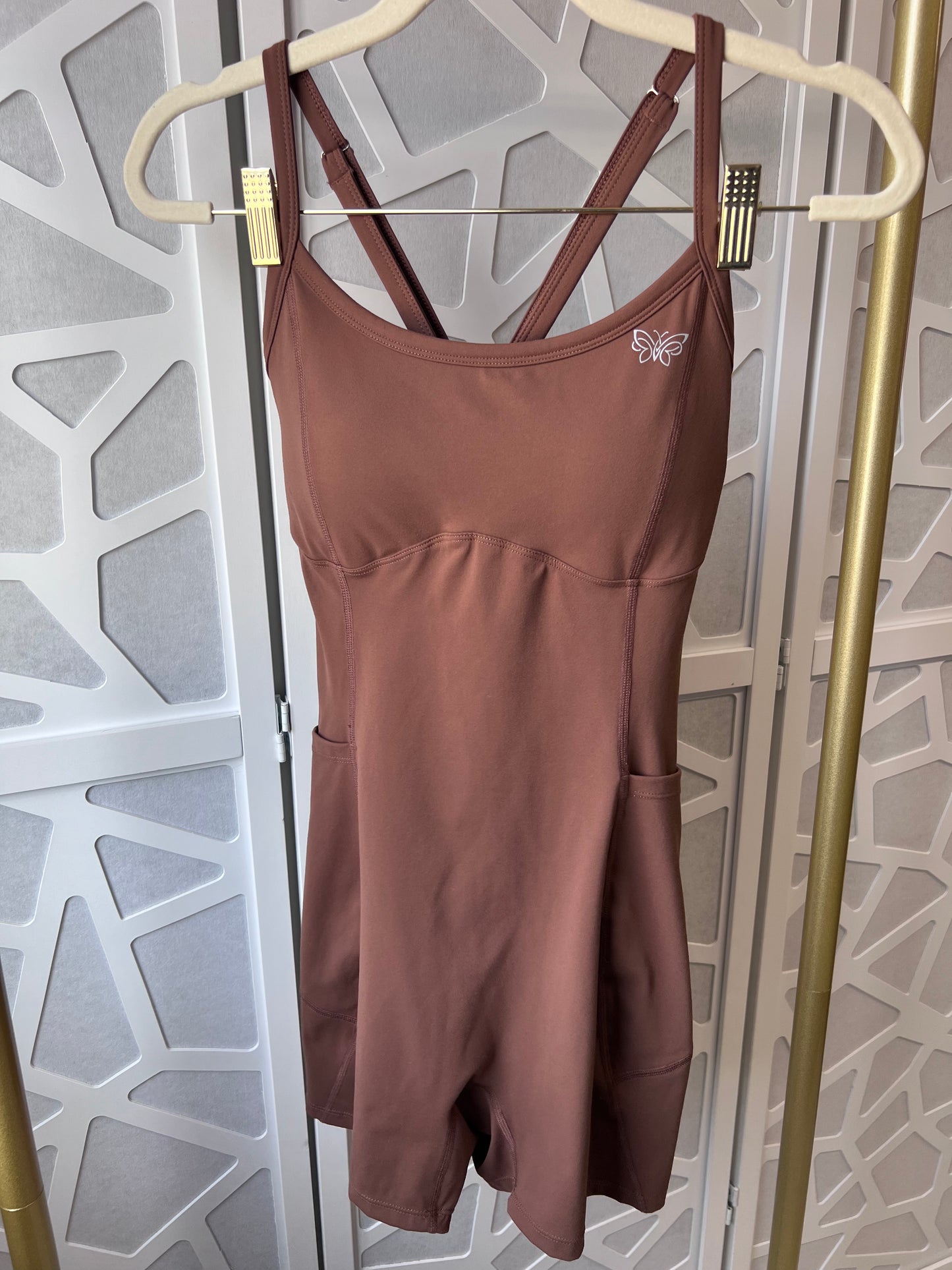 Brown One-Piece