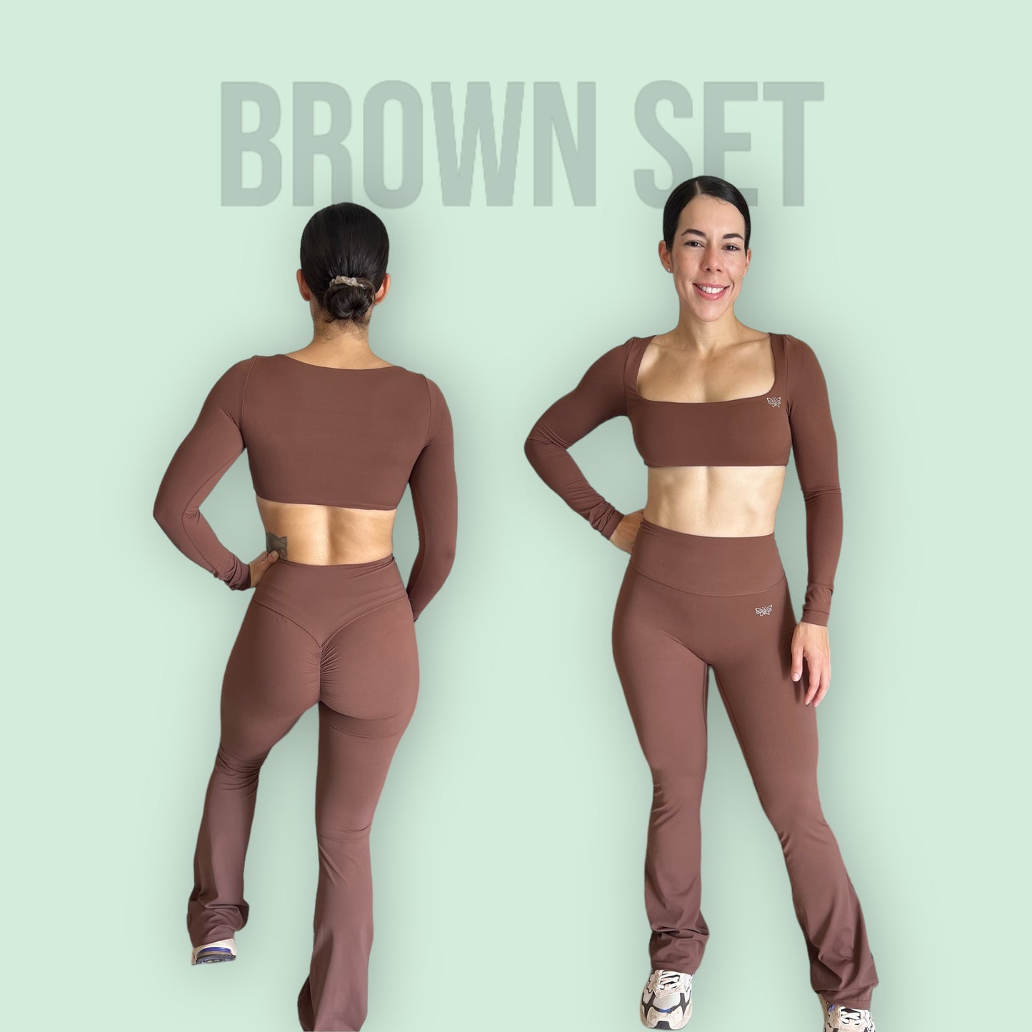 Brown Long Sleeve Set